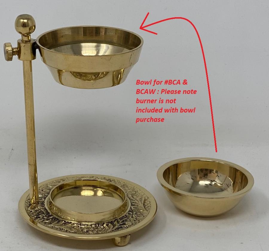 Brass Altar Bowl / Resin Burner